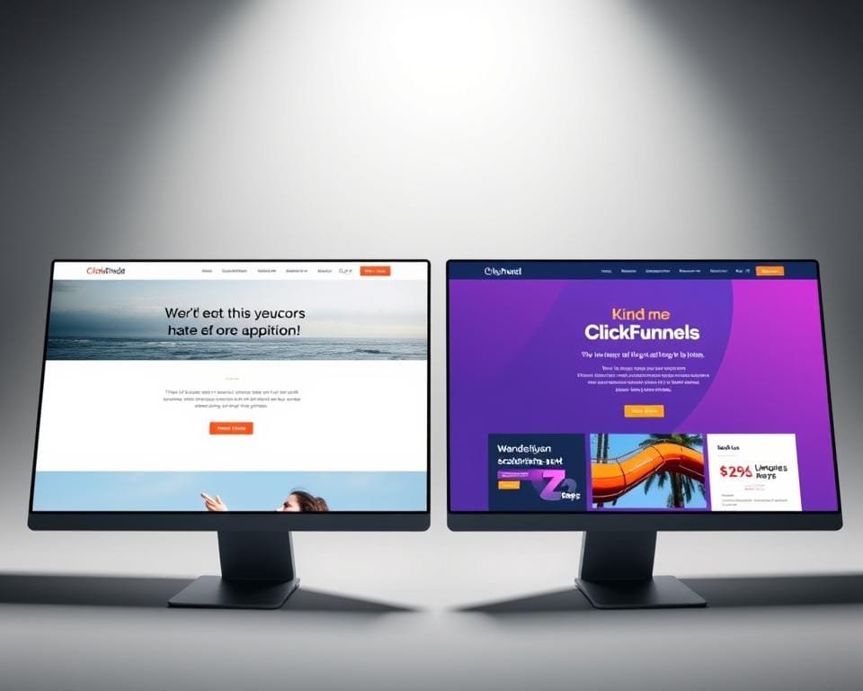landing pages comparison landing pages comparison