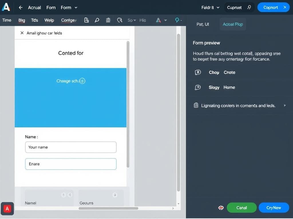 AWeber form builder showing a high-converting email signup form AWeber form builder showing a high-converting email signup form