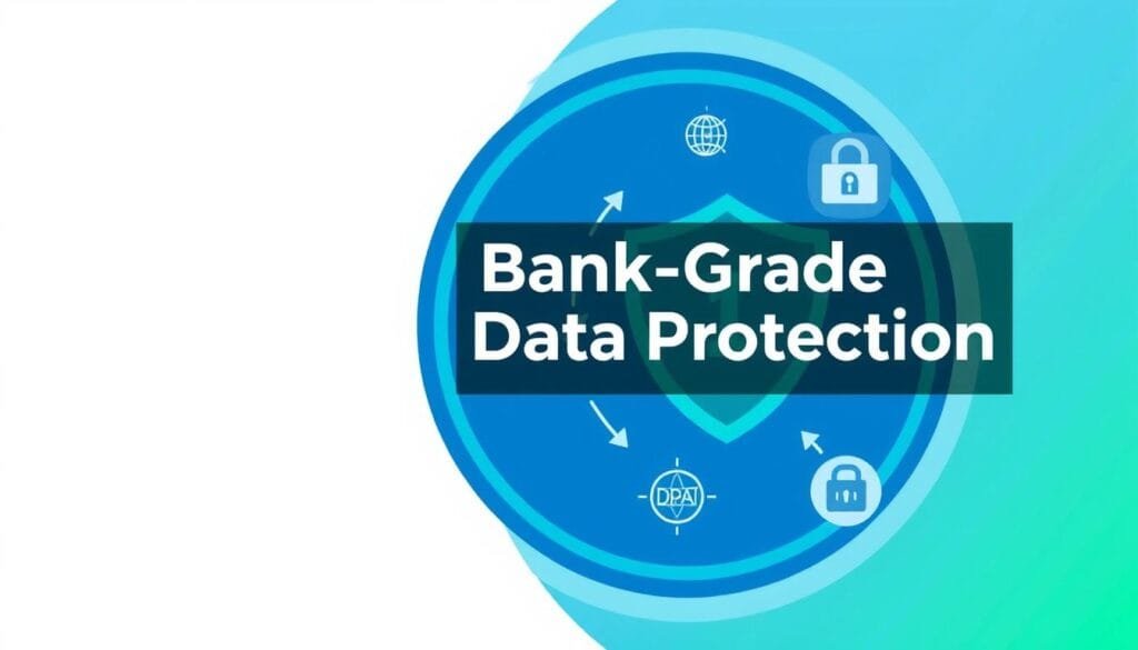 AffJet security features showing data protection measures AffJet security features showing data protection measures