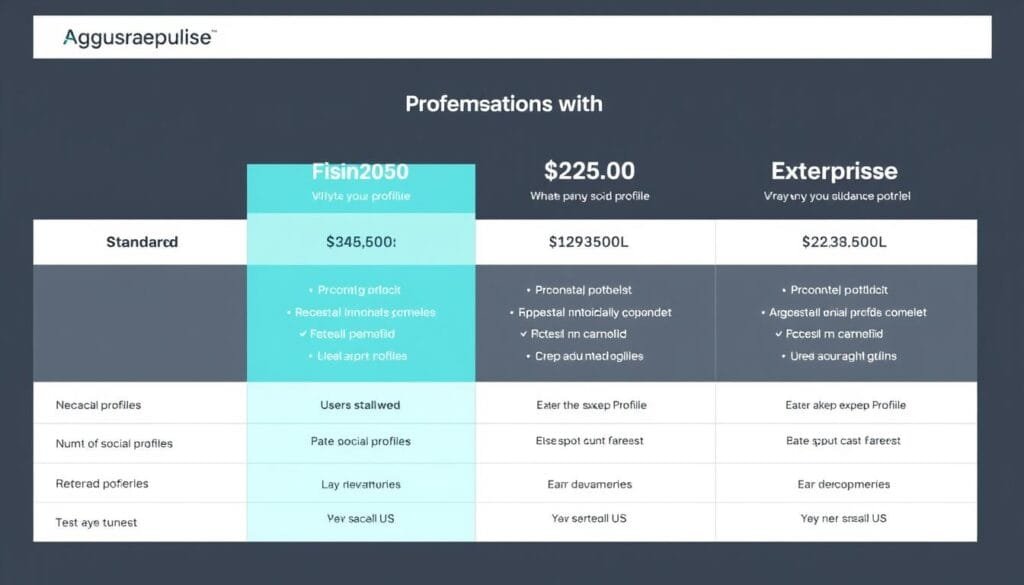 Agorapulse pricing plans comparison chart Agorapulse pricing plans comparison chart