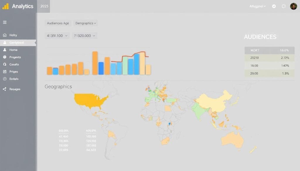 Audience age and location report in Google Analytics 2025 Audience age and location report in Google Analytics 2025