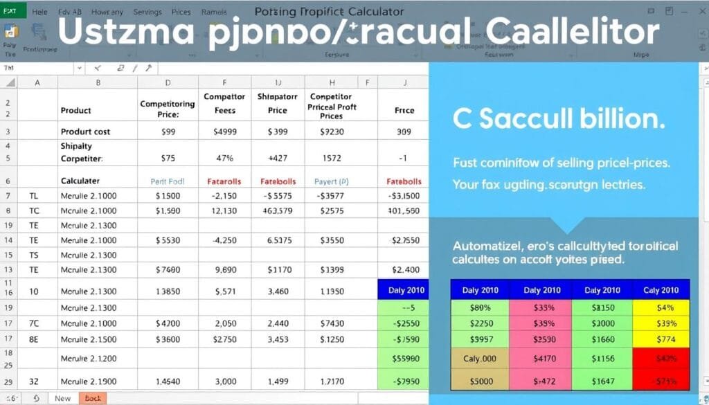Custom pricing calculator spreadsheet Custom pricing calculator spreadsheet