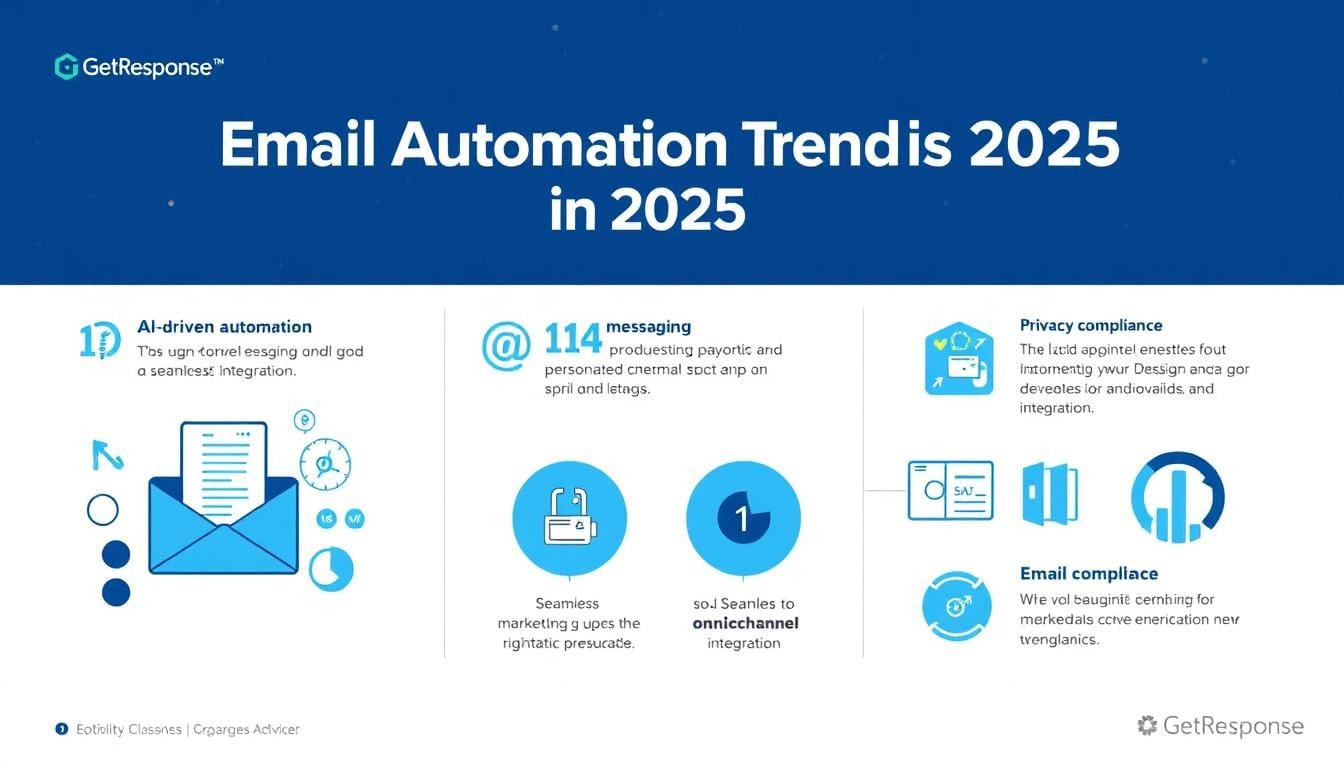Email Automation Trends in 2025 showing GetResponse email automation tool 2025 features