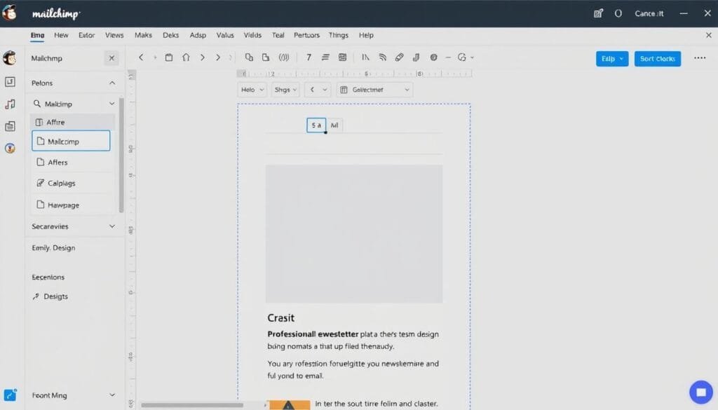 Example of a Mailchimp free plan email template Example of a Mailchimp free plan email template