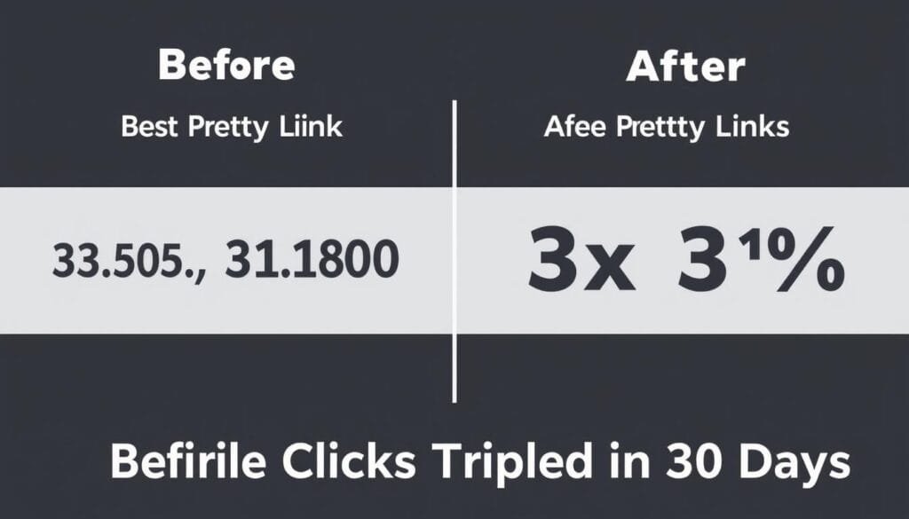 Graph showing increase in affiliate clicks after implementing Pretty Links Graph showing increase in affiliate clicks after implementing Pretty Links