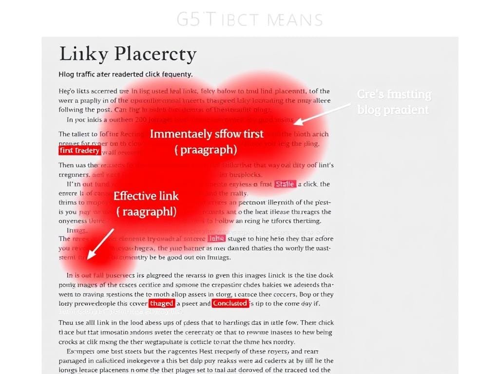 Heat map showing optimal link placement locations Heat map showing optimal link placement locations