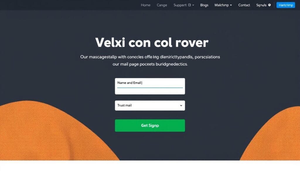 High-converting Mailchimp landing page example High-converting Mailchimp landing page example