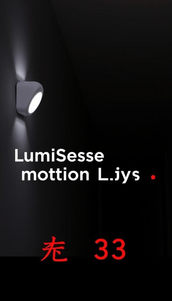 LumiSense Motion Sensor LED Night Light mounted on wall LumiSense Motion Sensor LED Night Light mounted on wall