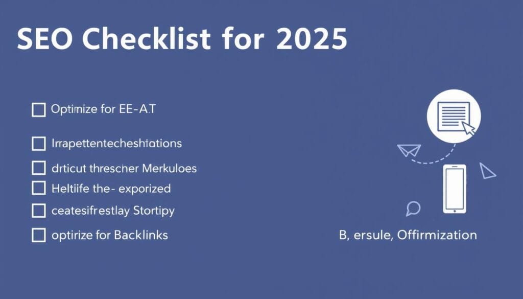 SEO Checklist for 2025 Blogs - text checklist graphic SEO Checklist for 2025 Blogs - text checklist graphic