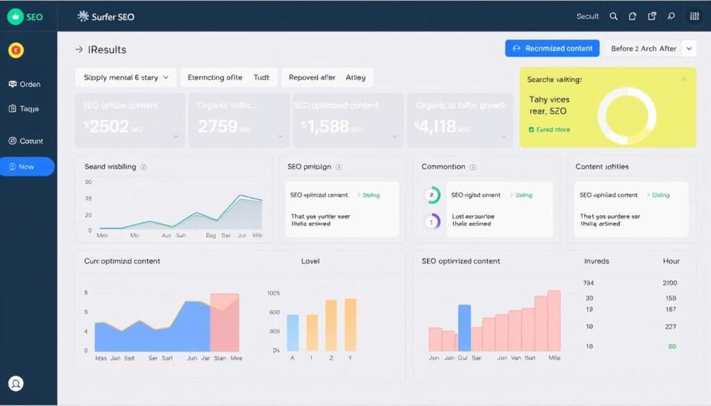SEO-Optimized Content with Surfer SEO results dashboard SEO-Optimized Content with Surfer SEO results dashboard