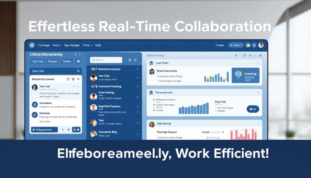 Screenshot of real-time collaboration interface from the toolkit Screenshot of real-time collaboration interface from the toolkit