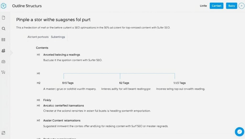 Surfer SEO's outline builder tool for SEO-Optimized Content Surfer SEO's outline builder tool for SEO-Optimized Content