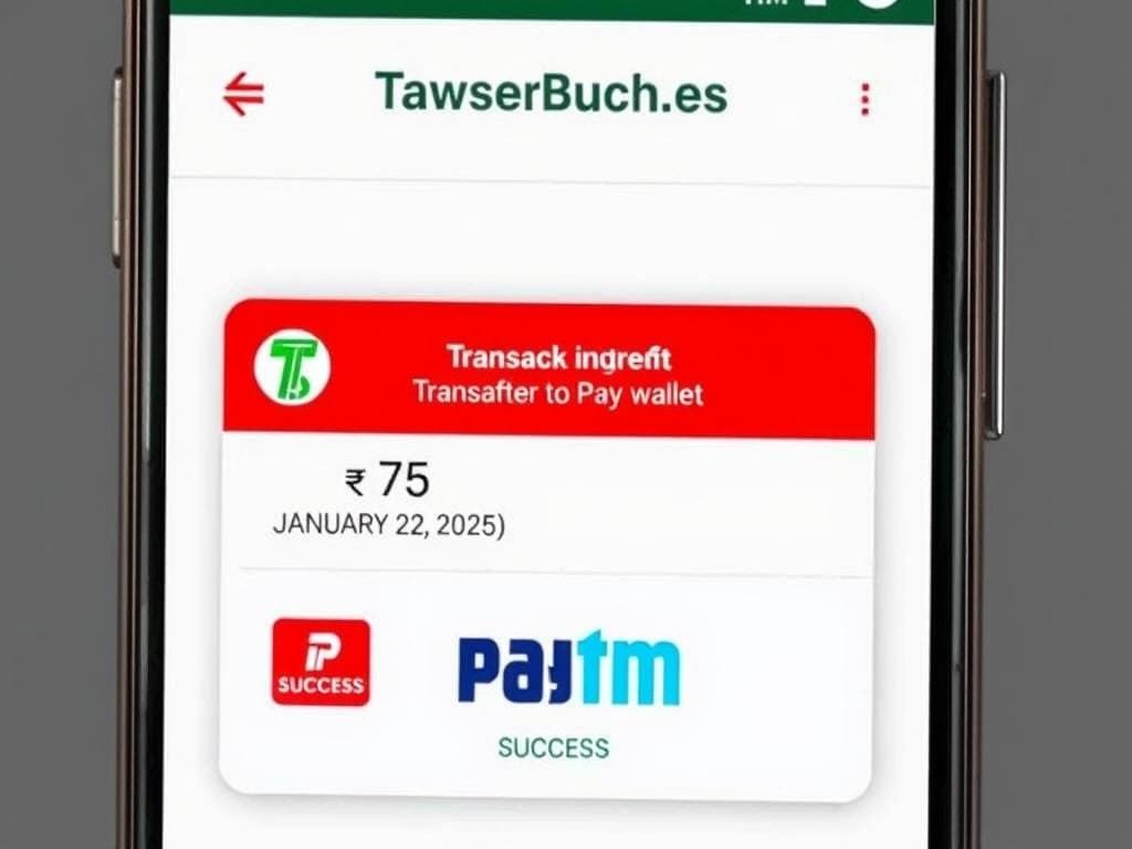 TaskBucks payment proof showing earnings transferred to Paytm wallet TaskBucks payment proof showing earnings transferred to Paytm wallet