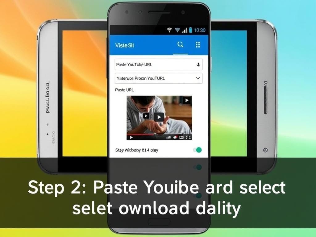 YT Saver app interface on Android YT Saver app interface on Android